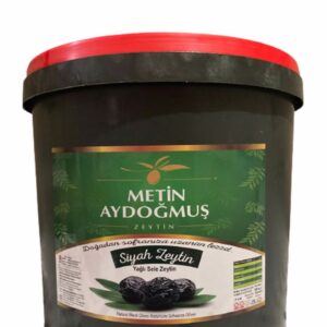 Aydoğmuş Süper Gemlik Tipi Siyah Zeytin 10 kg (320-350 kalibre)