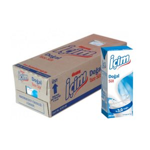 İçim Sade Süt 200 ml koli (27 adet)