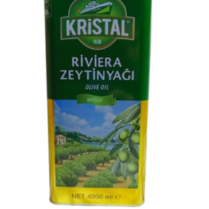 Kristal Riviera Zeytinyağı Katkısız 4000 ml