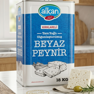 Alkan Süt Tam Yağlı Olgunlaştırılmış Beyaz Peynir 18 kg