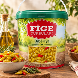 Fige Turşuları Biberiye Net 10 kg Kova